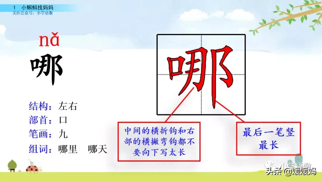 二年级上册小蝌蚪找妈妈听写词语,朗读二年级上册语文小蝌蚪找妈妈