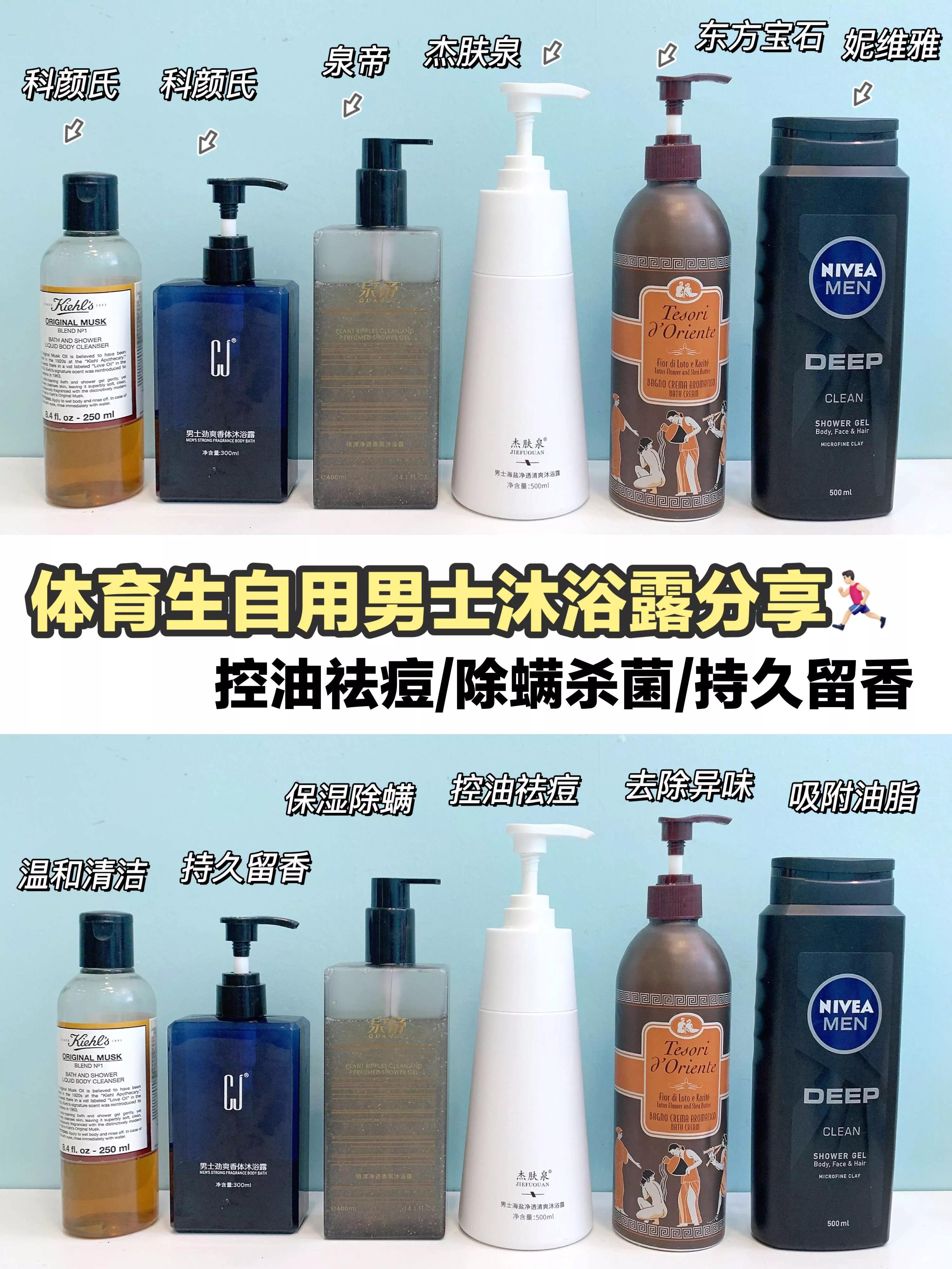 专用保湿清爽控油男士沐浴露,适合男生的沐浴露控油保湿