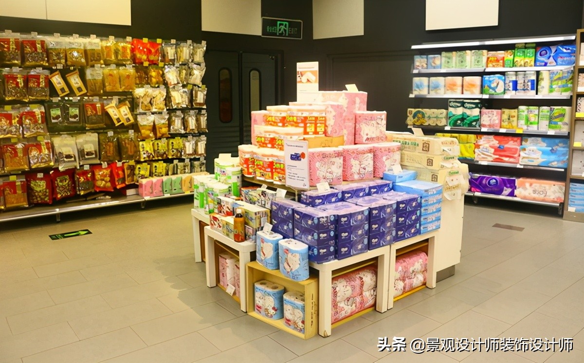 超市设计图视频,小超市货架摆放设计