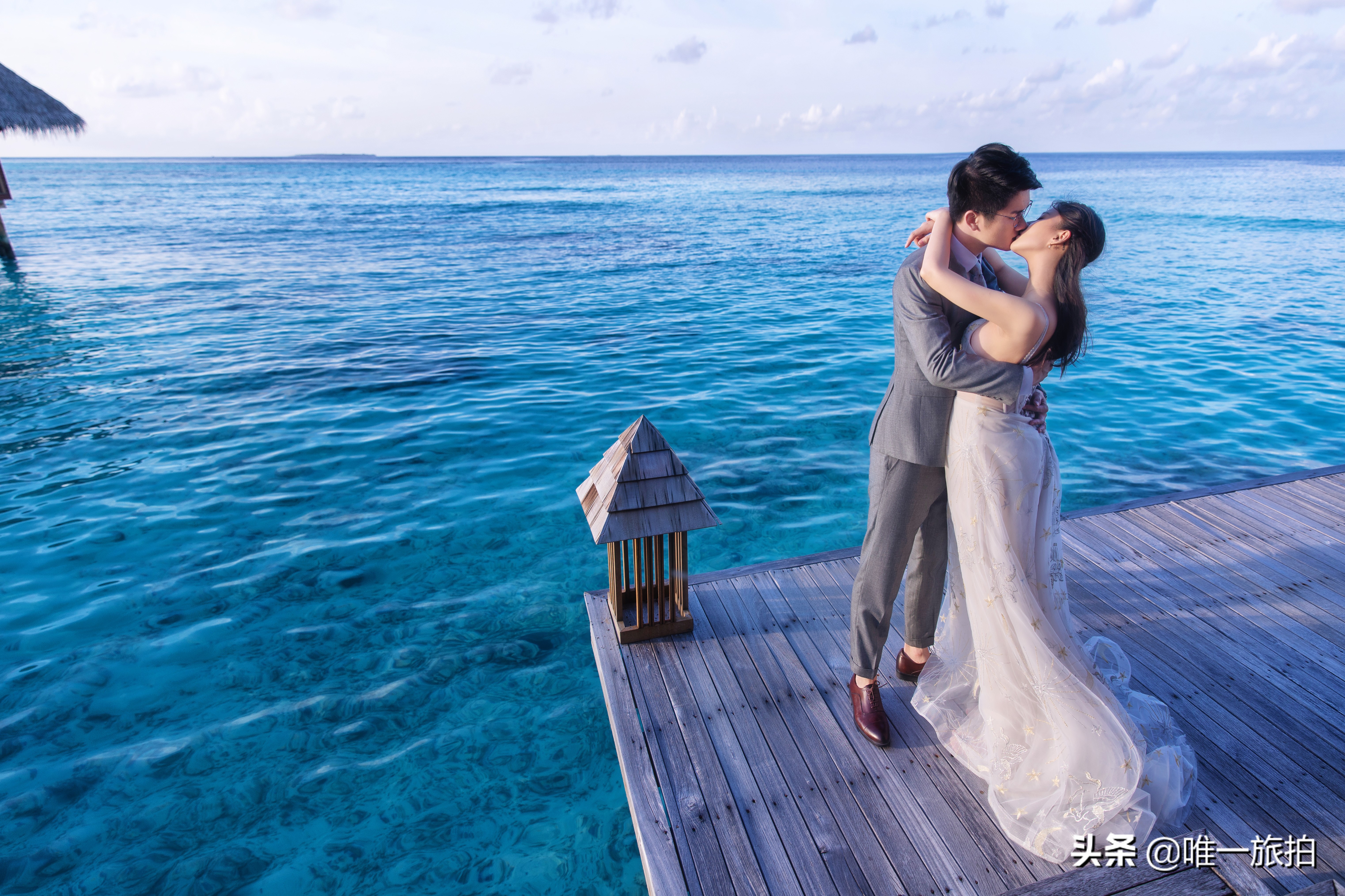 都听若风的，唯一旅拍的马尔代夫之行才叫甜翻天，这事不用讨论