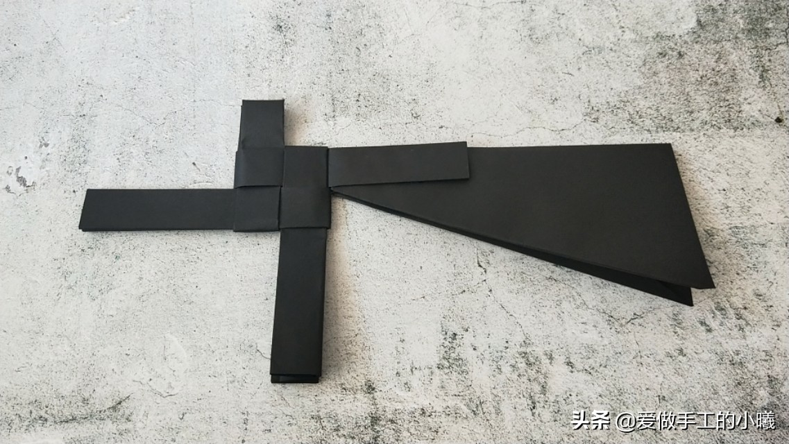 十二星座专属折纸机关枪,儿童手工折纸枪教程