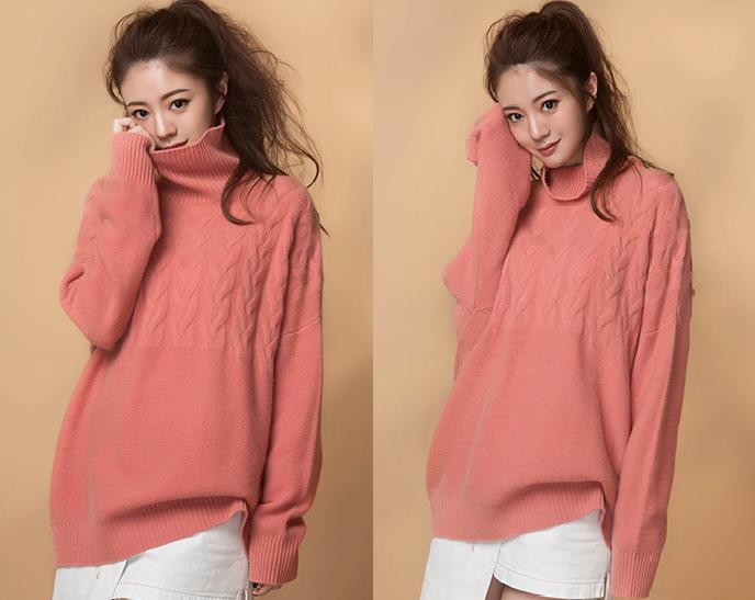 安以轩同款毛衣,高领百搭贴身保暖舒适修身打底衫