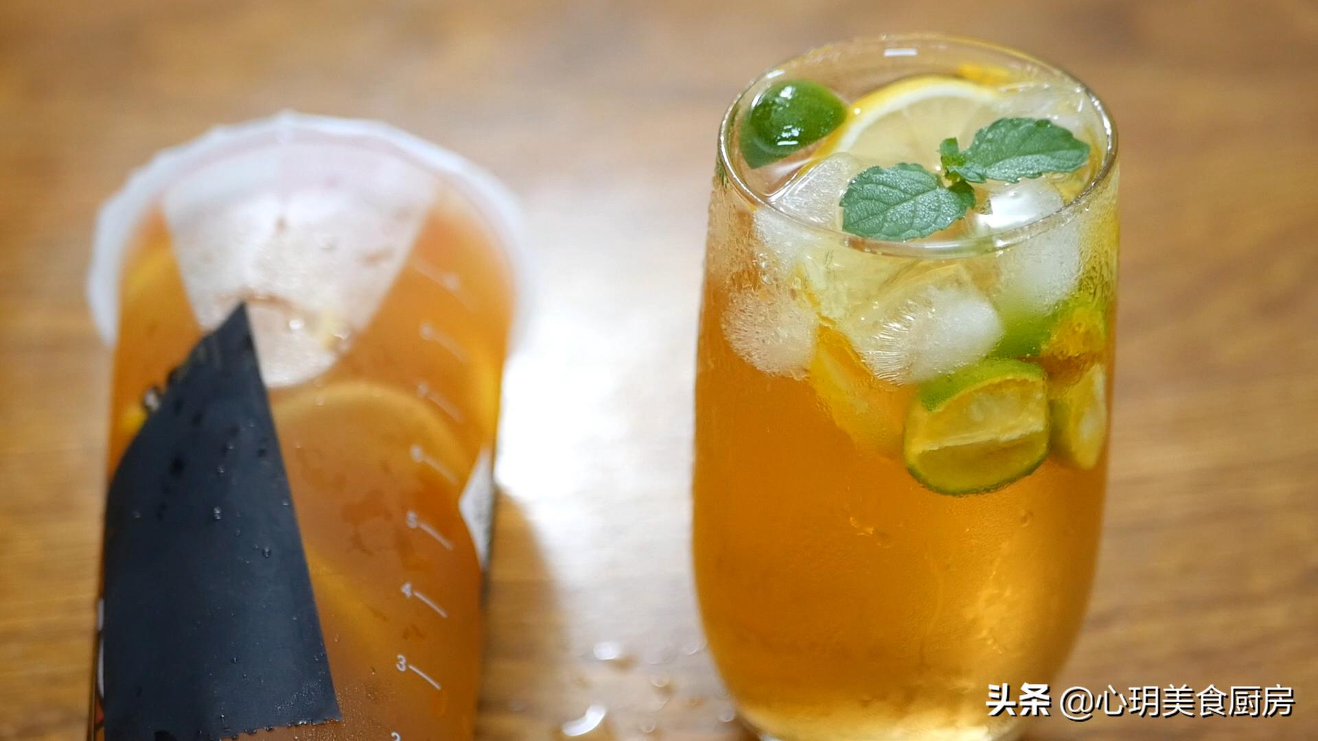 85度c冰红茶,85度柠檬红茶做法