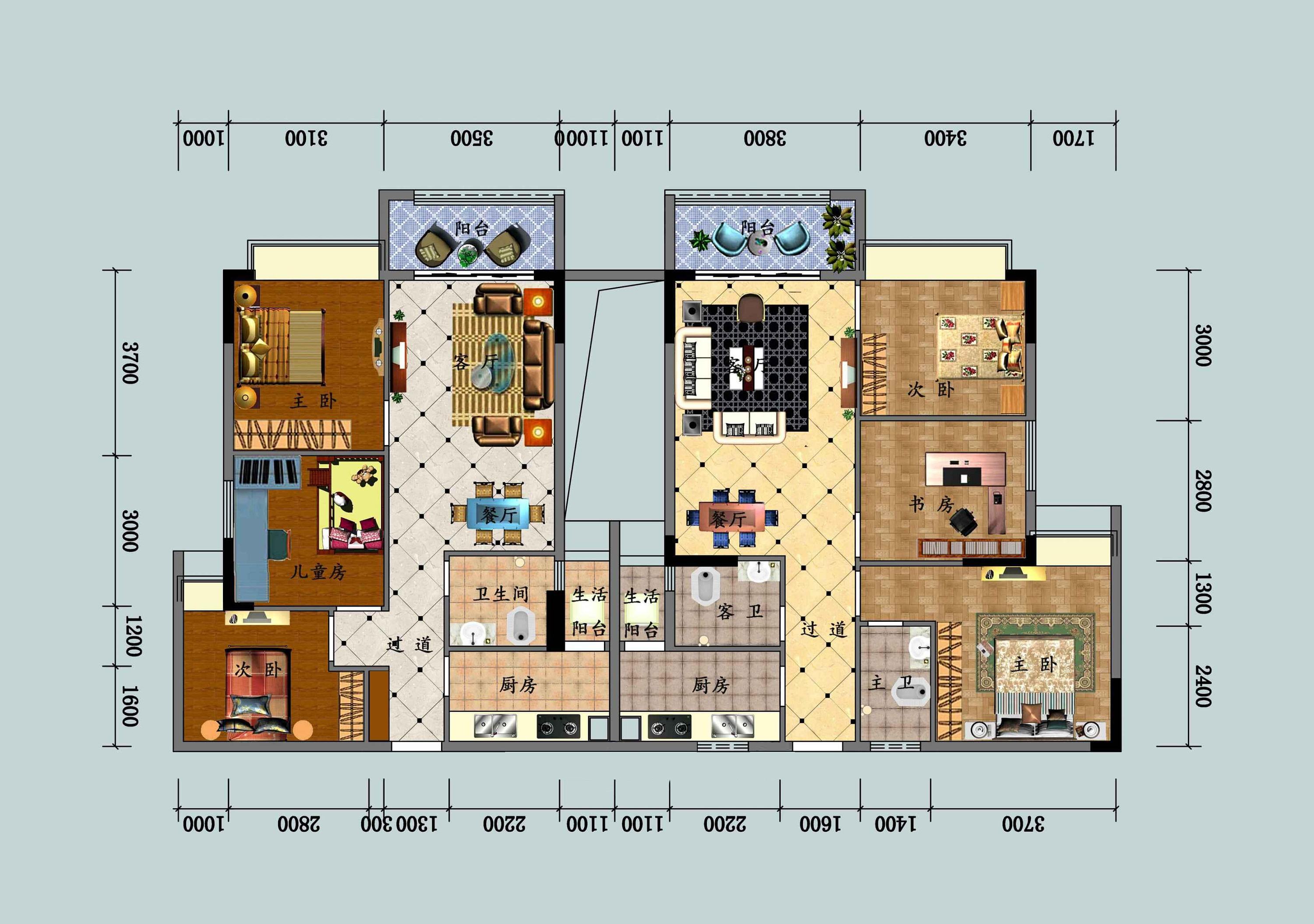 一个新手如何看懂户型图,买房子看不到样板间