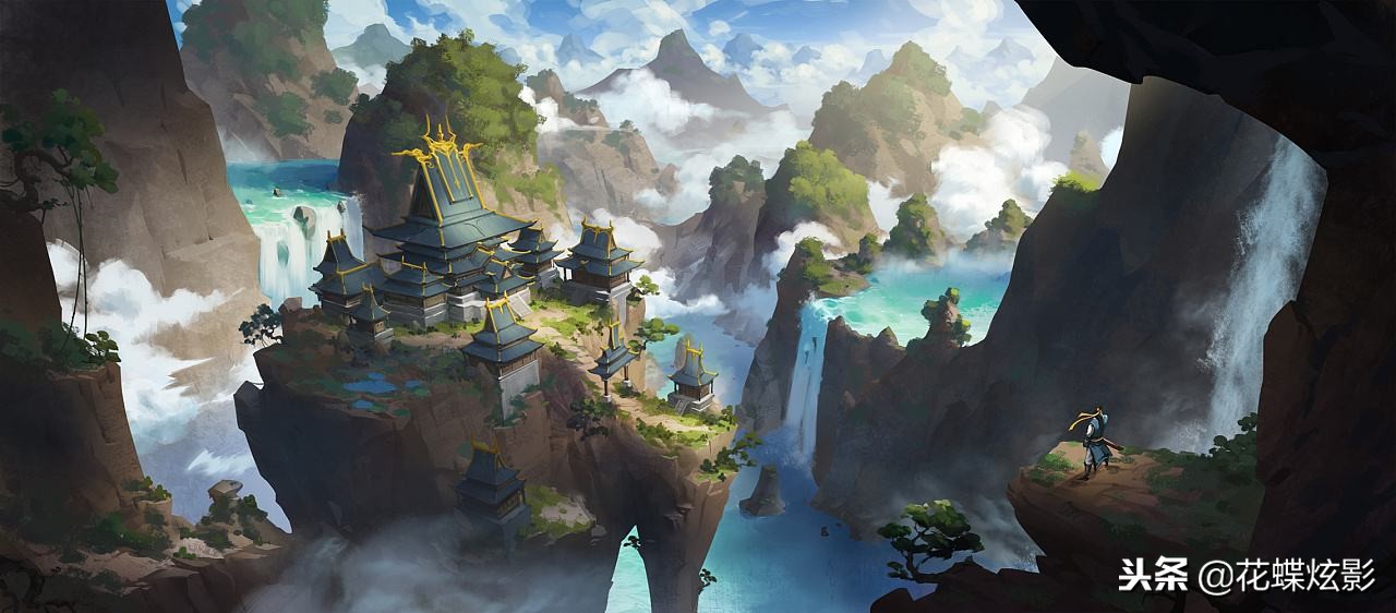 chatgpt场景原画,宏大的游戏场景原画图片