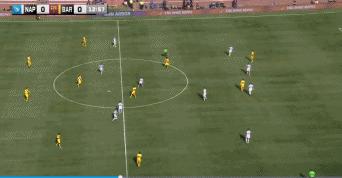 巴萨德容个人集锦,德容巴萨首秀表现