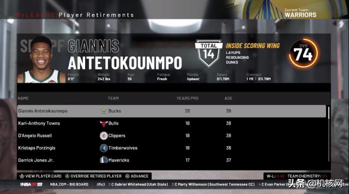 nba2k19所有球员能力值一览,nba2k19怎么打辉煌生涯