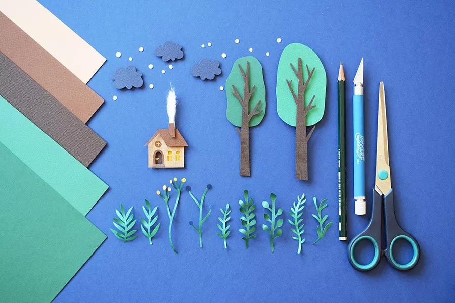 又好看又好玩的手工剪纸教程,剪纸手工教程复杂立体感强