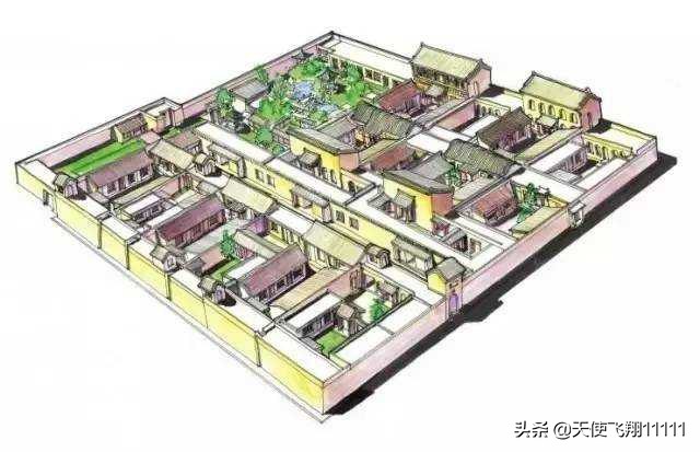 山西祁县乔家大院取景地 (山西乔家大院全景视频图)