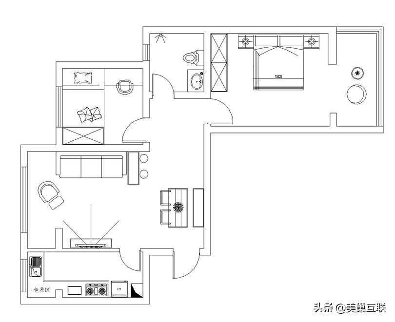 郑州3室2厅装修图片,郑州10万装修两室一厅