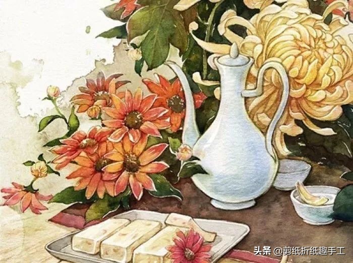 剪一幅凌霜怒放的菊花，简单有趣，上手就会