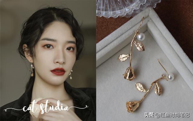 肉脸方脸适合什么发型,肉脸耳饰