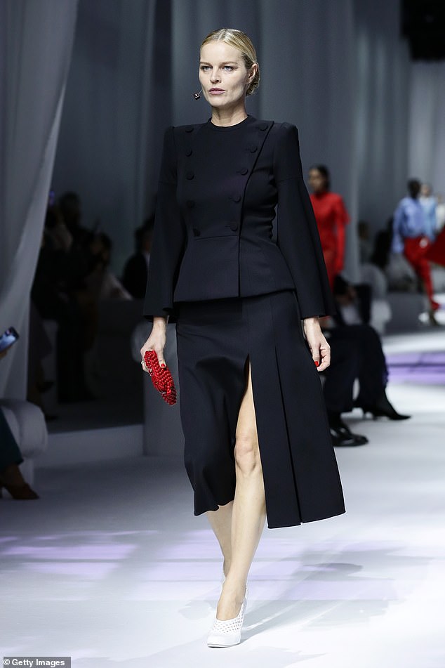 fendi模特,fendi秀场2022中国超模