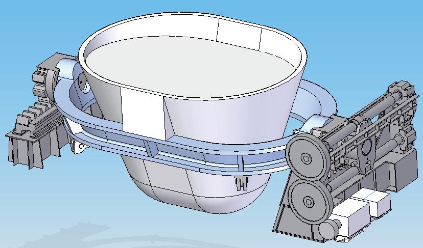 40t炼钢转炉,转炉钢渣资源化利用
