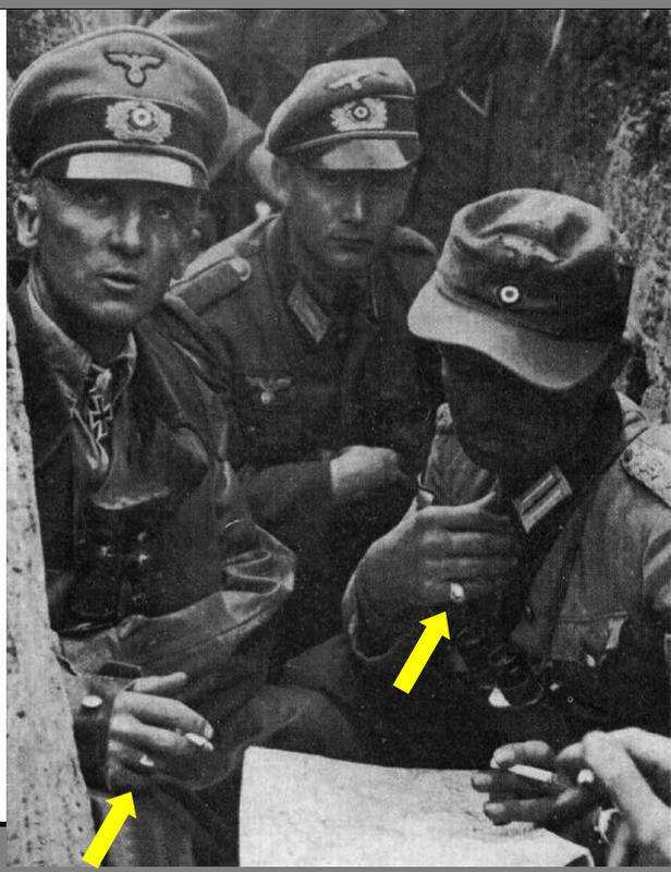 二战中的骷髅戒指,德国二战骷髅戒指来历