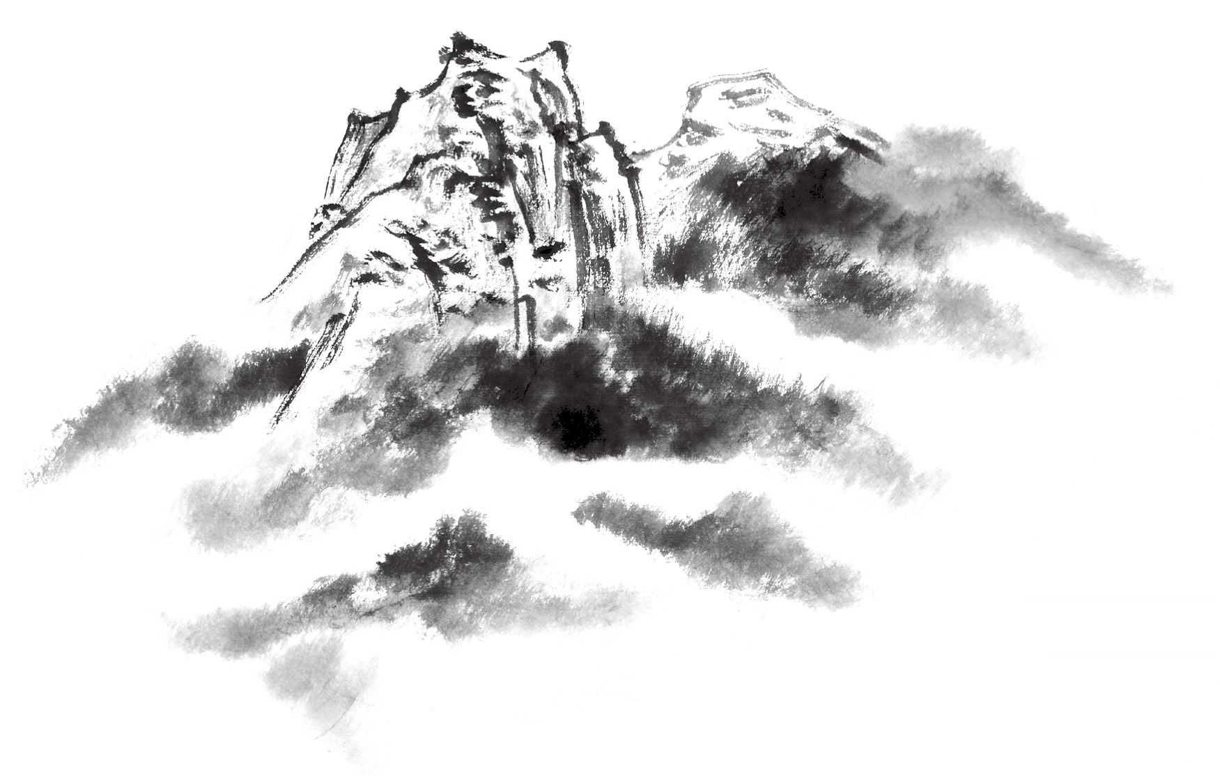 云简易画法,云简单素描画