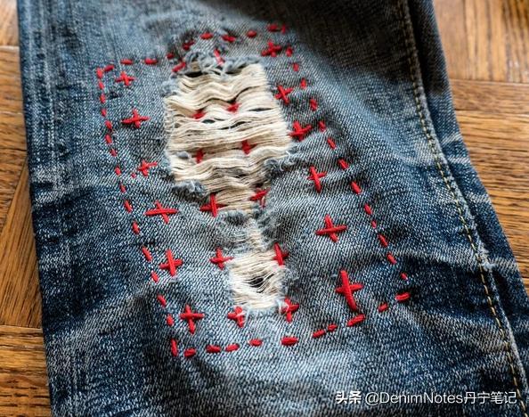 简单的缝纫加工活,破旧牛仔裤修补