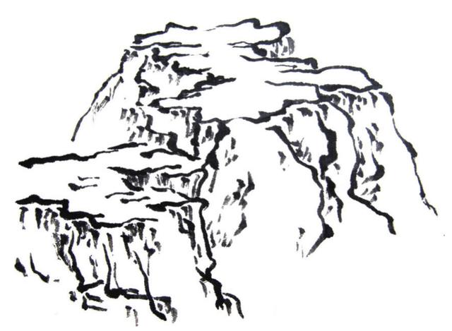 画山教程,学习画山的各种画法