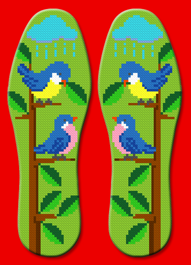 拉线手工鞋垫,手工鞋垫线