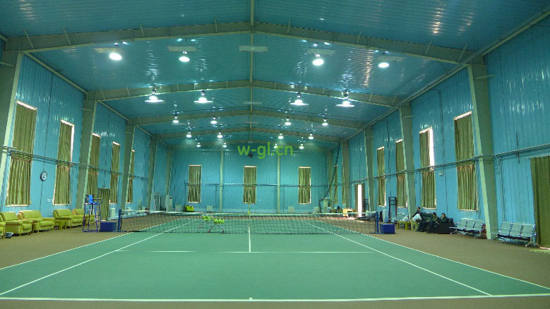 网球场照明灯光案例,网球场照明的灯具布置