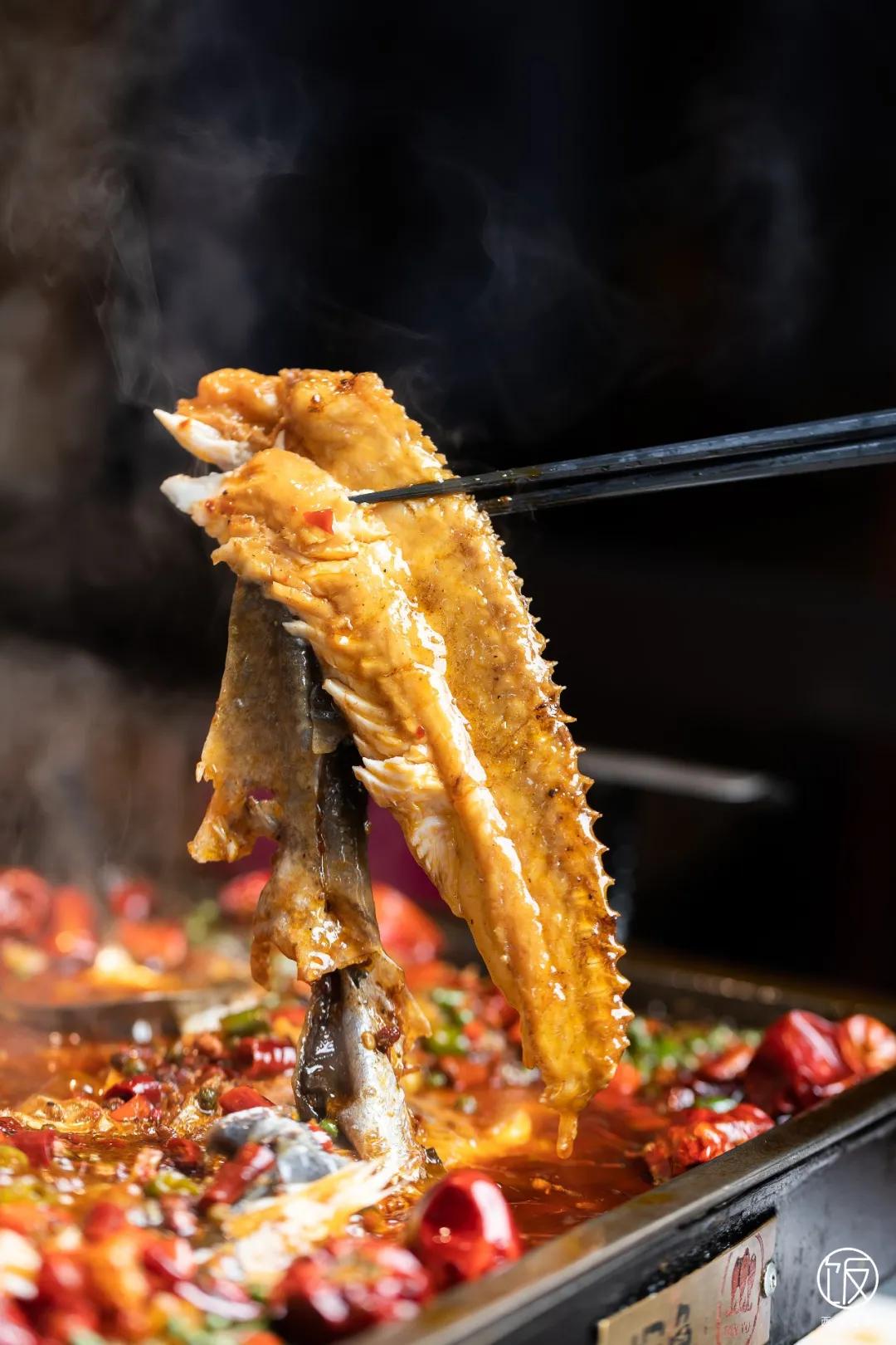 能看到钟楼的美食,看见钟楼的西安美食