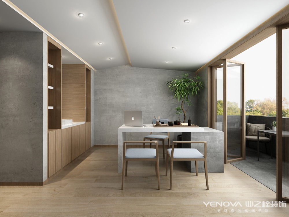 孔雀城大学里-450平现代风格