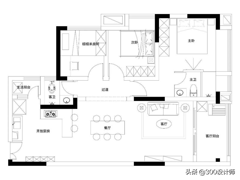 洪云瀚家庭装修,洪云瀚一家三口