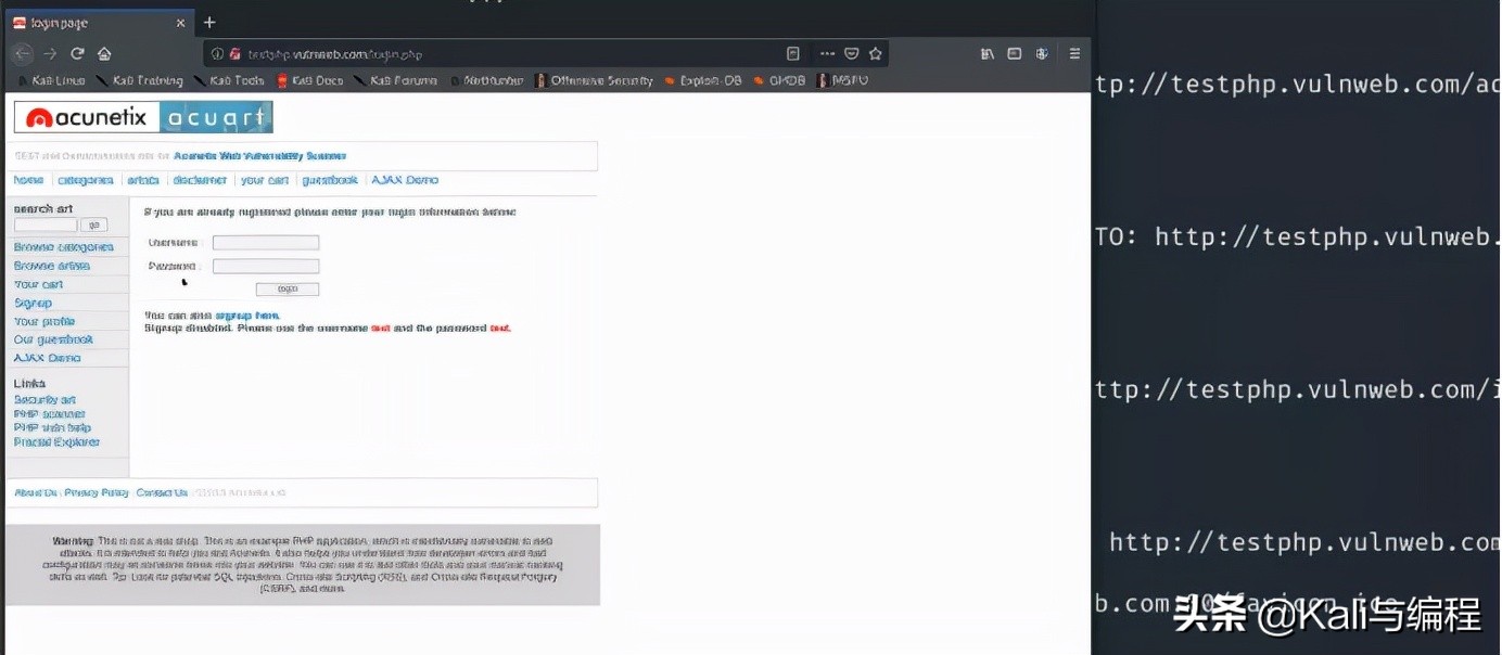 dirsearch扫描工具简单实例 (dirsearch扫描敏感文件)
