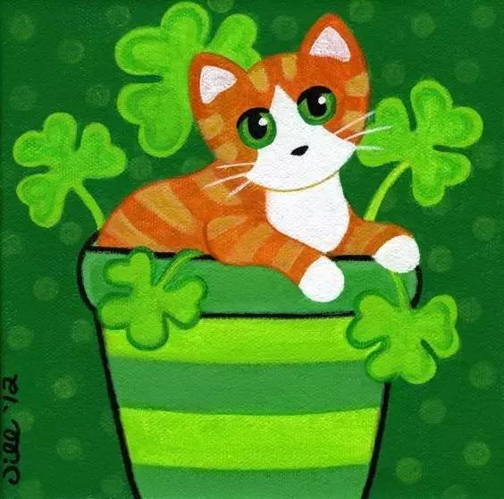 范画,动物创意水粉画教师范画8-10岁