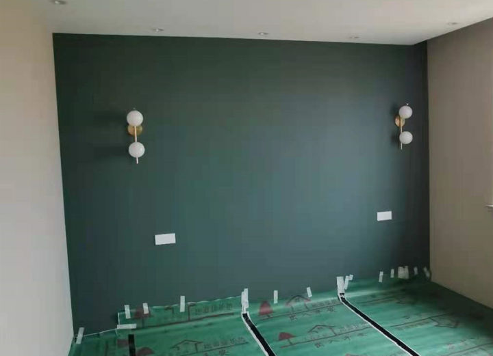 背景墙乳胶漆是深色好还是浅色好,电视背景墙深色乳胶漆效果图