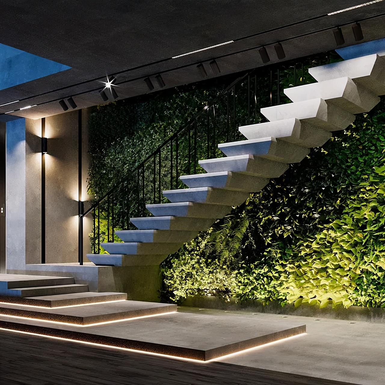 创意楼梯装修效果图,创意楼梯设计庭院