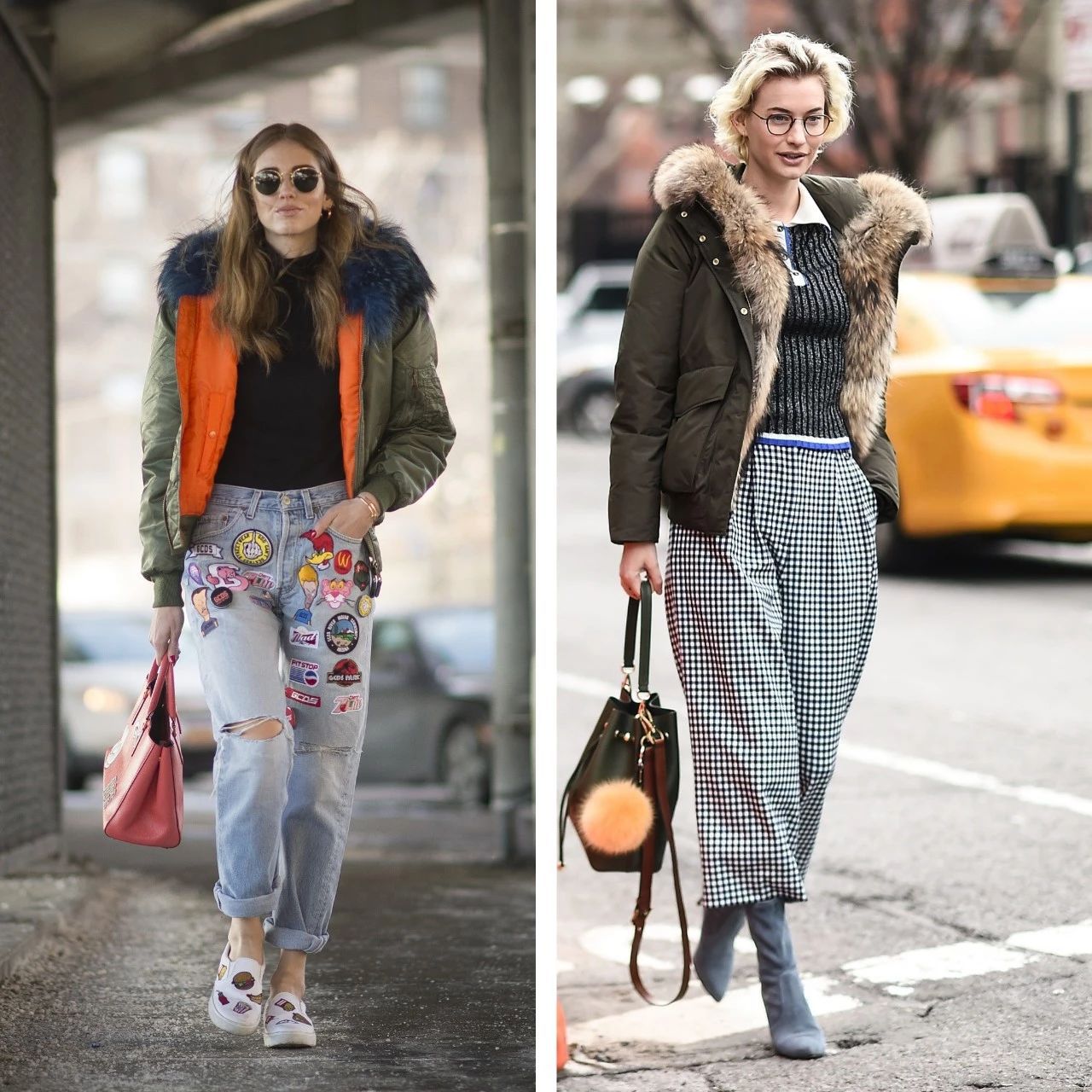 150斤面包服显瘦,面包服加直筒裤