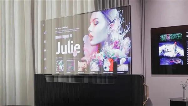 lg电视比玻璃还薄,透明led电视lg