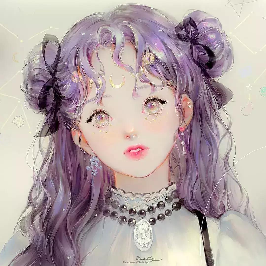 好看的仙女插画,唯美的韩国风插画