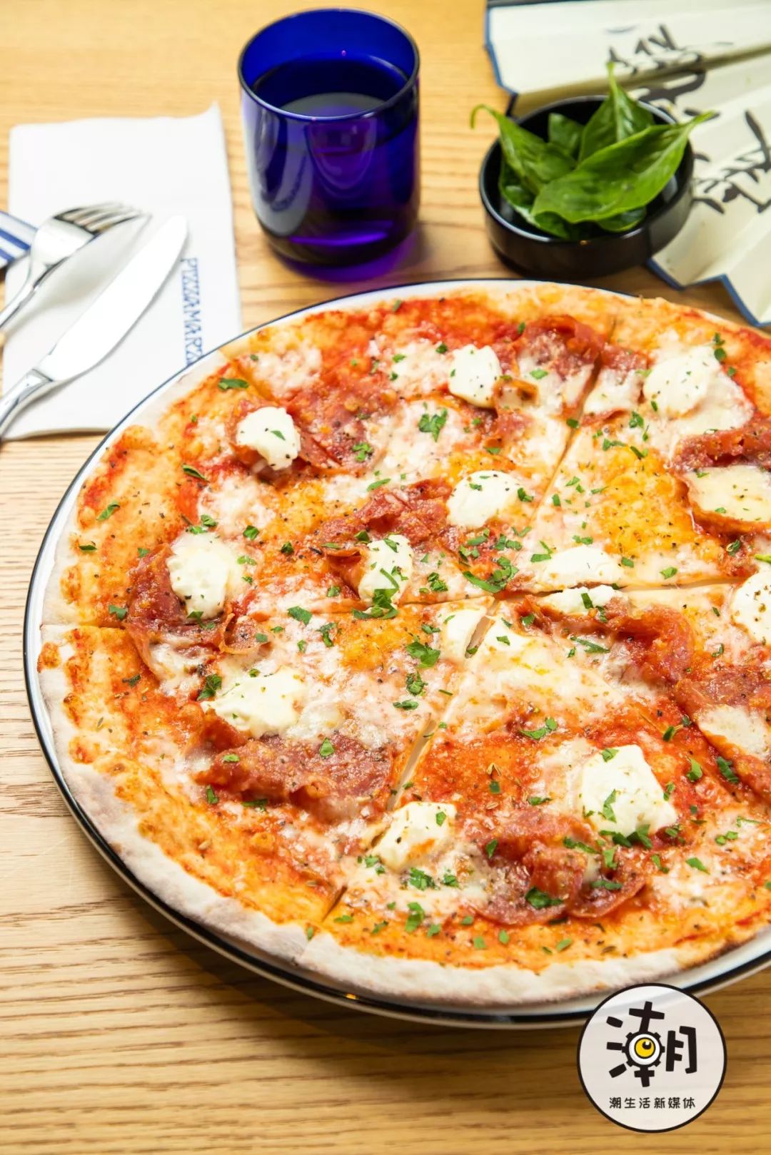 法式薄底比萨,0.9寸披萨