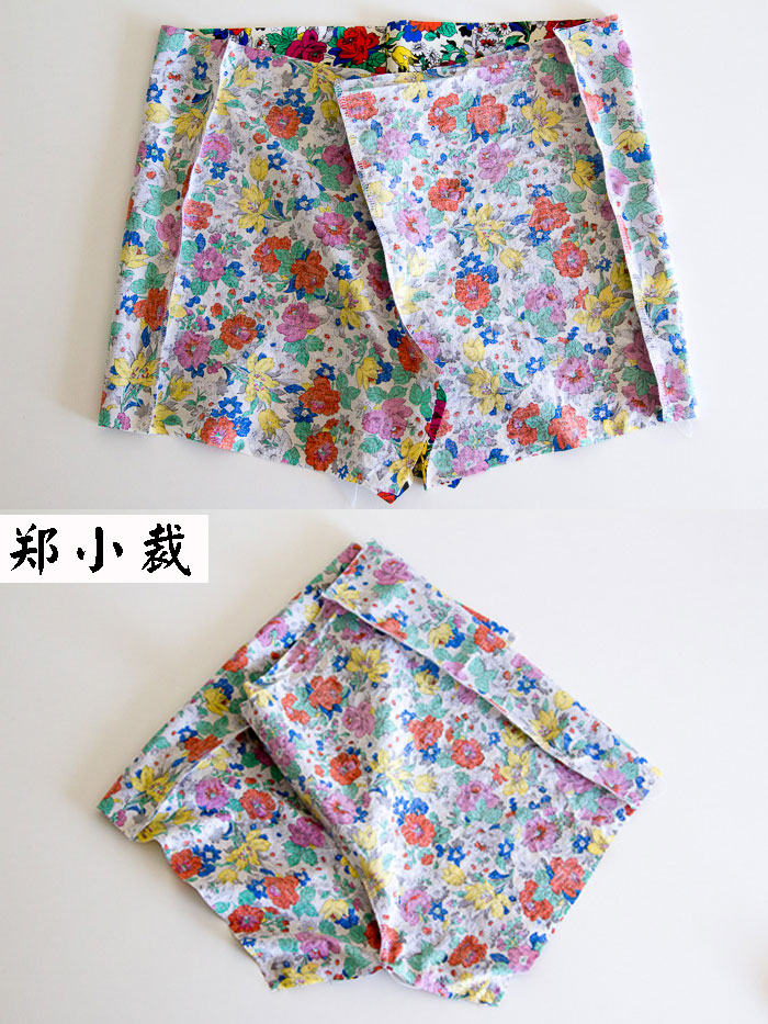 怎样做平角短裤教程视频,自己做三角短裤教程最简单