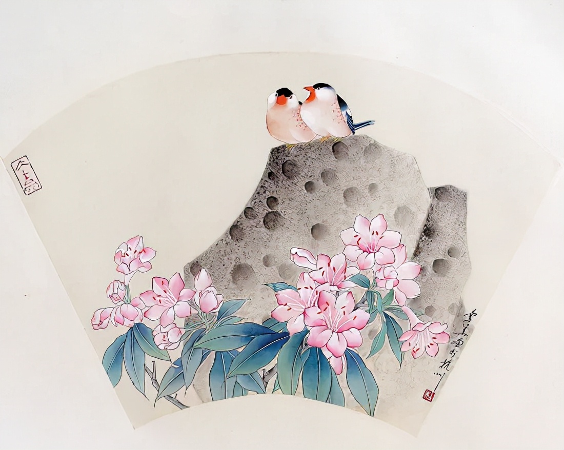 杜曼华美人蕉工笔画,淡雅空灵杜曼华工笔花鸟作品40幅