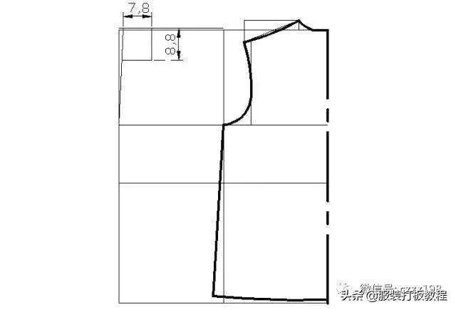 红升服装设计班裁剪中式男装,服装裁剪最基本教程