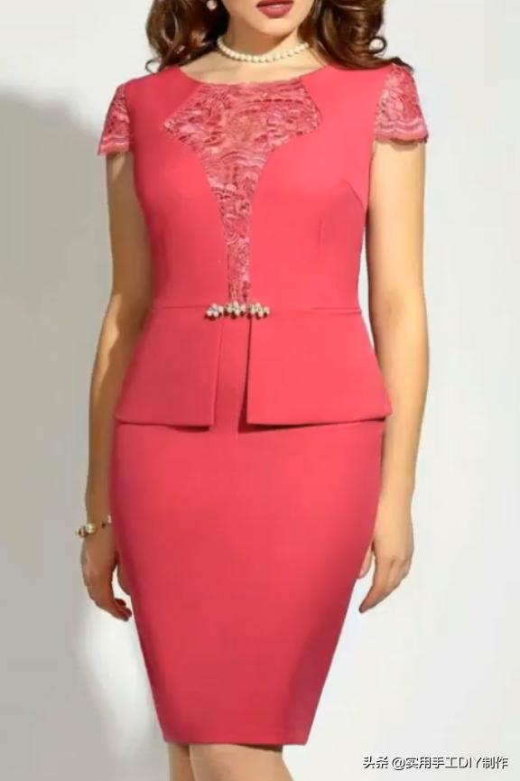 布艺背心套裙,妈妈装40-50岁洋气时髦新款套裙