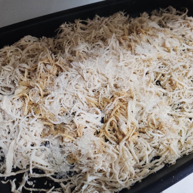 普通面包机鸡胸肉松在家怎么做,无糖无油鸡胸肉肉松