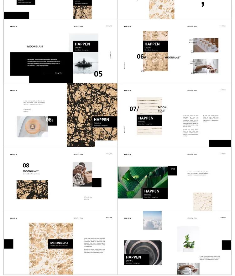 400套精简室内设计ppt,高大上的ppt设计图