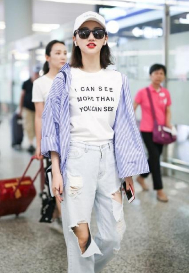 景甜适合的色彩穿搭,40岁的女人穿着很好