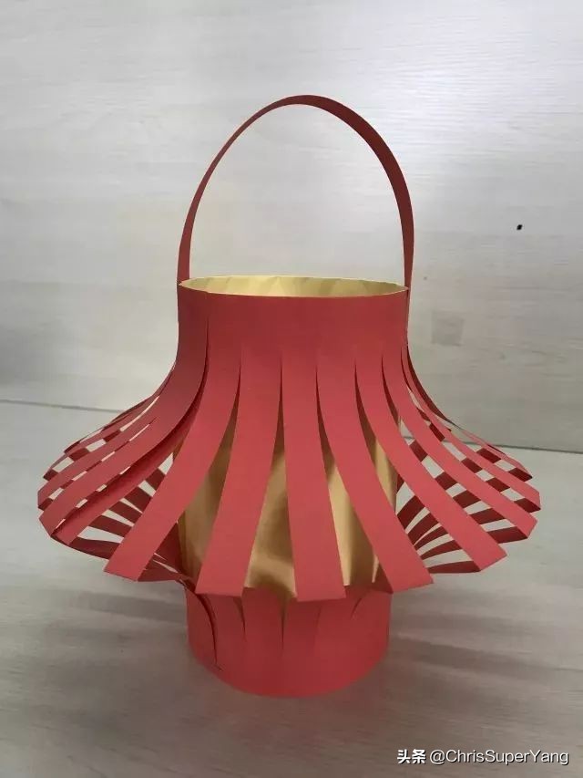 幼儿园小班元旦亲子手工立体灯笼,元旦亲子手工灯笼100种