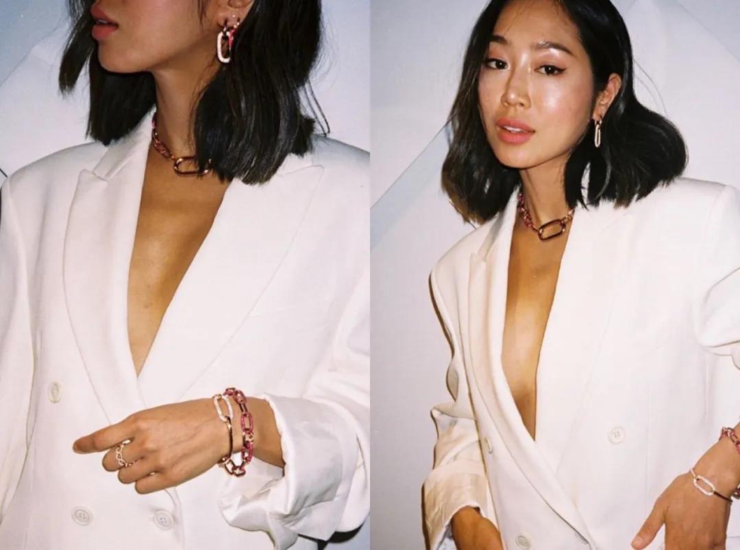 一套西装又正式又休闲,30-35岁女性春季穿搭西装