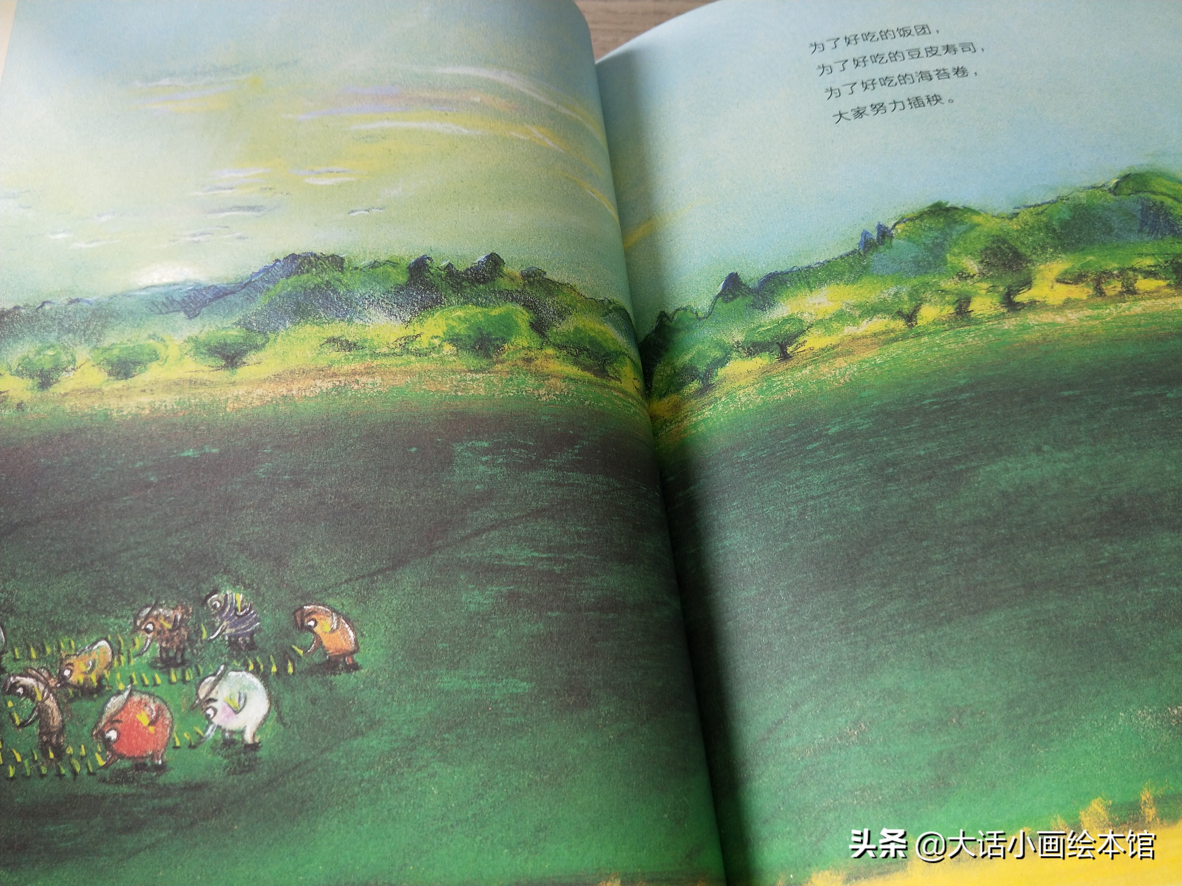 “嘿哟嘿哟嘿”,喊着号子,跟着饭团一起去插秧