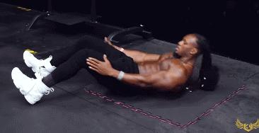 肌肉猛男展示腹肌胸肌,肌肉男八块腹肌和强壮的胸肌