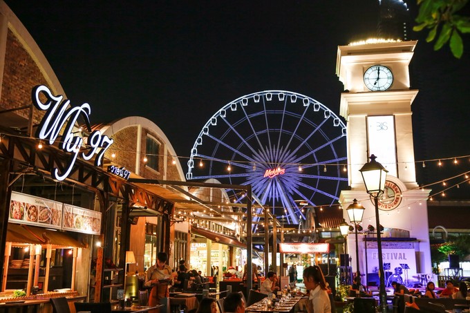 曼谷必打卡泰国菜,asiatique曼谷河畔夜市美食