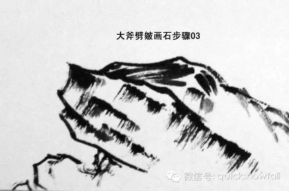北派山水画山石画法,山水画技法山石的基本画法解析