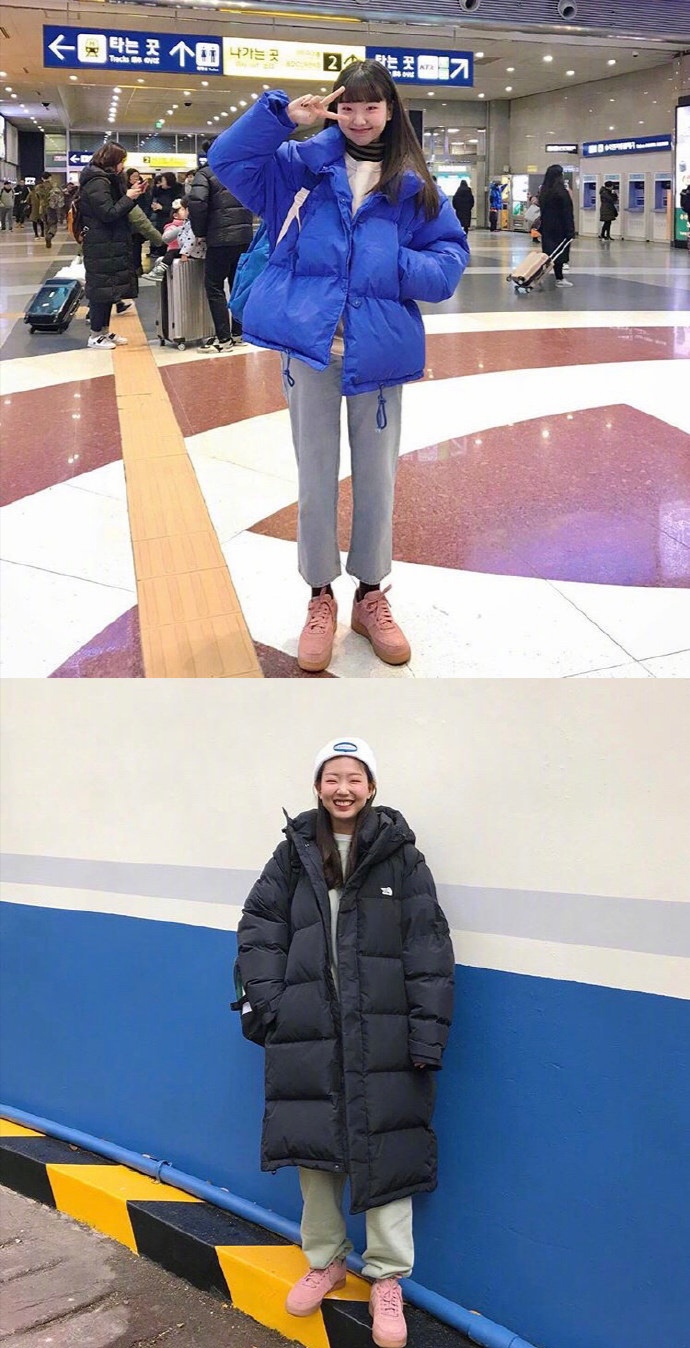 棉服冬季穿搭光腿神器,棉服御寒神器大全