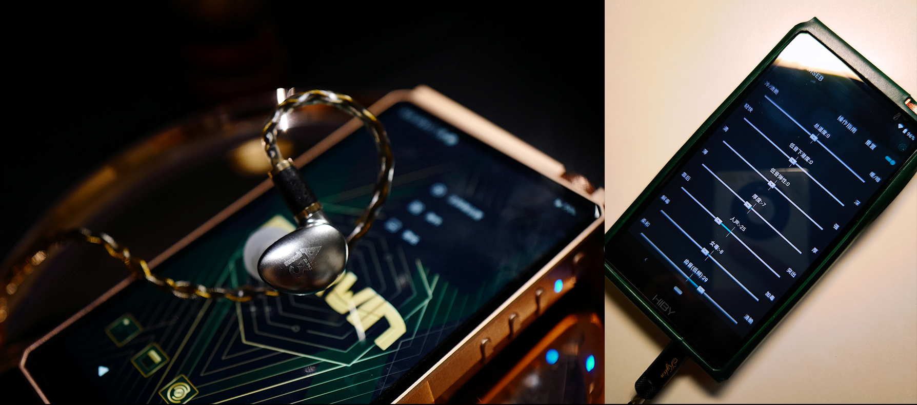 便携播放器海贝rs6跟山灵m6对比,海贝hibyrs6播放器测评